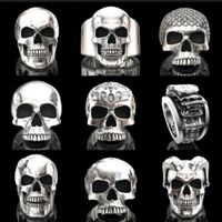 Gothic Skull Alloy Men's Rings main image 1