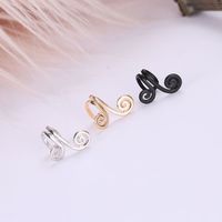 Simple Style Cartoon Character Alloy Plating Women's Ear Clips 1 Piece main image 3