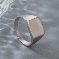 Simple Style Geometric Alloy Women's Rings 1 Piece sku image 1