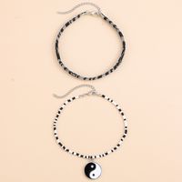 Fashion Gossip Glass Beaded Women's Anklet 2 Pieces main image 4