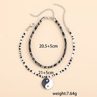 Fashion Gossip Glass Beaded Women's Anklet 2 Pieces main image 2