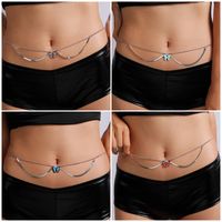 Retro Geometric Butterfly Alloy Women's Waist Chain 1 Piece main image 1