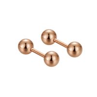 Simple Style Geometric Silver Plating Ear Studs 1 Pair sku image 10