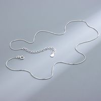 Simple Style Geometric Silver Plating Necklace sku image 2