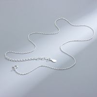 Simple Style Geometric Silver Plating Necklace sku image 1