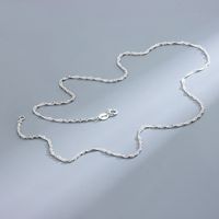 Simple Style Geometric Silver Plating Necklace sku image 16