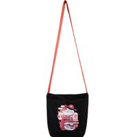 Women's Small Canvas Cartoon Preppy Style Square Zipper Crossbody Bag main image 4
