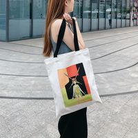 Women's Fashion Cartoon Canvas Shopping Bags main image 5