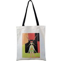 Women's Fashion Cartoon Canvas Shopping Bags sku image 2