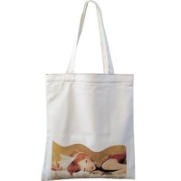 Women's Fashion Cartoon Canvas Shopping Bags sku image 2