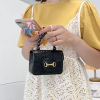 Women's Small Pvc Solid Color Fashion Square Magnetic Buckle Jelly Bag main image 4
