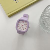 Simple Style Number Buckle Electronic Women's Watches sku image 3