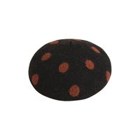 Women's Sweet Polka Dots Printing Beret Hat main image 3