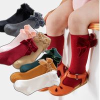 Girl's Cute Solid Color Cotton Ankle Socks 1 Set main image 1
