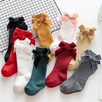 Girl's Cute Solid Color Cotton Ankle Socks 1 Set main image 4