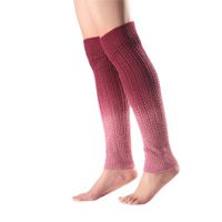 Women's Fashion Color Block Wool Mesh Crew Socks main image 2