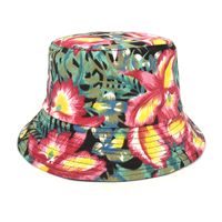 Unisex Fashion Flower Flat Eaves Bucket Hat sku image 5