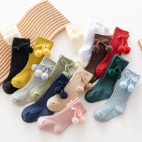 Children Unisex Fashion Solid Color Cotton Plush Ankle Socks 1 Set main image 4