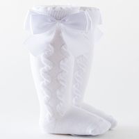 Women's Fashion Solid Color Bow Knot Cotton Ankle Socks 1 Set sku image 16