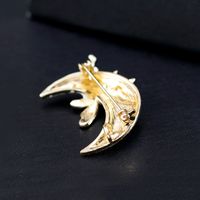 Fashion Star Moon Alloy Enamel Unisex Brooches main image 3