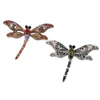 Retro Dragonfly Alloy Inlay Rhinestones Women's Brooches main image 4