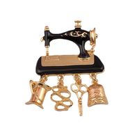 Fashion Sewing Machine Alloy Plating Women's Brooches main image 3