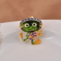 Cartoon Style Frog Alloy Enamel Kid's Brooches main image 6