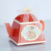 Valentine's Day Teapot Paper Wedding Gift Wrapping Supplies 1 Piece sku image 1