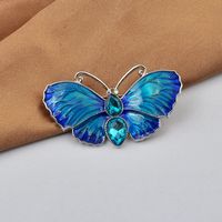 Retro Bee Dragonfly Butterfly Alloy Enamel Unisex Brooches sku image 2