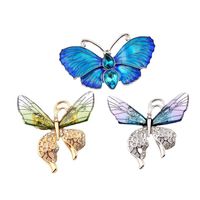 Retro Bee Dragonfly Butterfly Alloy Enamel Unisex Brooches main image 2