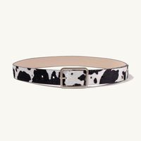 Fashion Cow Pattern Pu Leather Women's Leather Belts 1 Piece main image 1