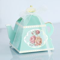 Valentine's Day Teapot Paper Wedding Gift Wrapping Supplies 1 Piece sku image 3