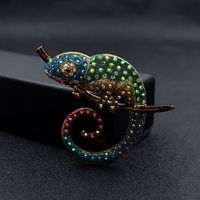 Fashion Animal Metal Rhinestone Unisex Brooches main image 3