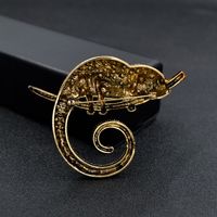 Fashion Animal Metal Rhinestone Unisex Brooches main image 2