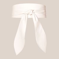 Elegant Solid Color Bow Knot Imitation Leather Women's Leather Belts sku image 4