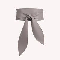 Elegant Solid Color Bow Knot Imitation Leather Women's Leather Belts sku image 10