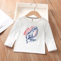 Cute Dinosaur 100% Cotton T-shirts & Shirts main image 1
