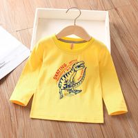 Cute Dinosaur 100% Cotton T-shirts & Shirts main image 4
