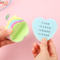 Cute Colorful Heart Multi-pattern Sticky Note Creative Student Stationary main image 3