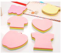 Cute Colorful Heart Multi-pattern Sticky Note Creative Student Stationary main image 6