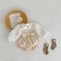 Cute Bow Knot 100% Cotton Baby Rompers main image 4