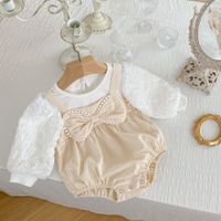 Cute Bow Knot 100% Cotton Baby Rompers main image 2