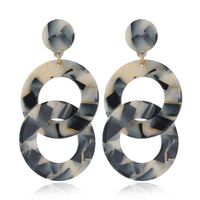 Fashion Circle Acetic Acid Sheets Patchwork Women's Drop Earrings 1 Pair main image 4