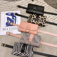 Women's Fashion Leopard Pu Leather Waist Bags main image 4