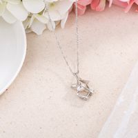 Simple Style Animal Alloy Inlay Artificial Pearls Women's Pendant Necklace 1 Piece main image 6
