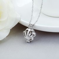 Simple Style Animal Alloy Inlay Artificial Pearls Women's Pendant Necklace 1 Piece sku image 9