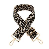 New Color Jacquard Leopard Print Wide Shoulder Strap One Shoulder Crossbody Widen And Thicken Long Strap Purse Accessories Burden Reduction Strap main image 4