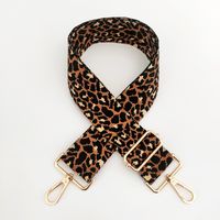 New Color Jacquard Leopard Print Wide Shoulder Strap One Shoulder Crossbody Widen And Thicken Long Strap Purse Accessories Burden Reduction Strap sku image 2