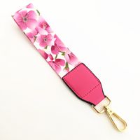 New Colorful Flowers Hand Strap Wrist Strap Decorative Band Accessory Strap Short Hand Bag Small Bag Clutch Belt sku image 4