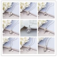 Simple Style Animal Alloy Inlay Artificial Pearls Women's Pendant Necklace 1 Piece main image 1